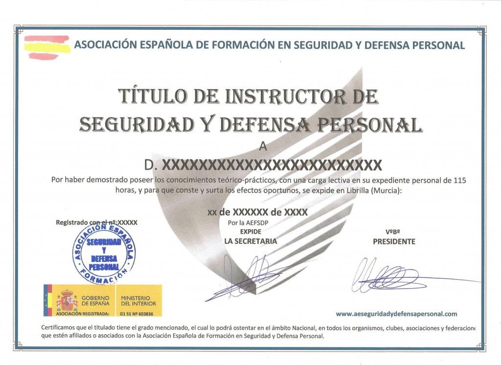 CARGA LECTIVA INSTRUCTOR DSP