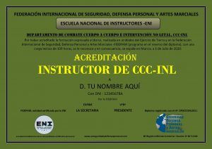 ACREDITACION instructor ccc-inl MUESTRA