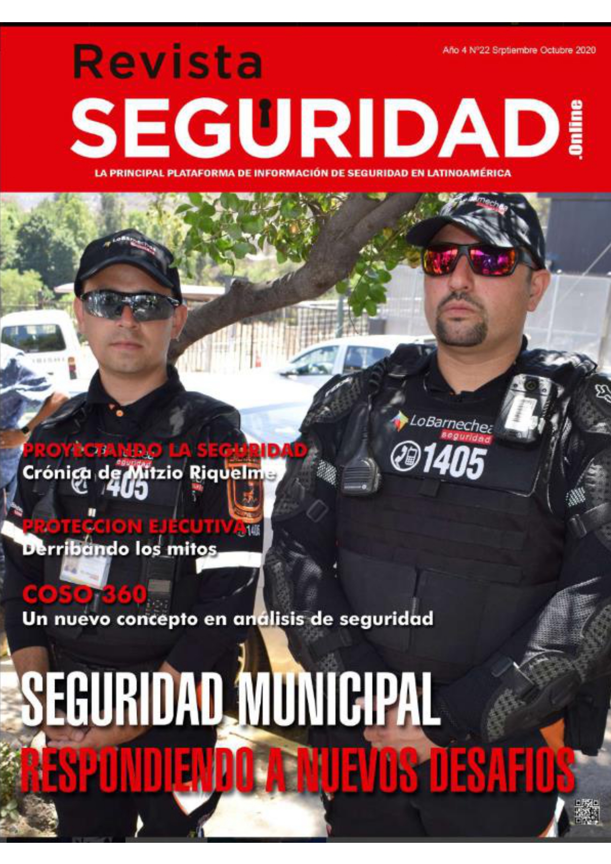 Portada de la Revista Seguridad de Chile, edición de 2020